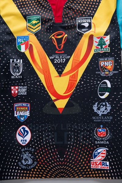 Maillot Rugby  RLWC Selección Nacional 2017 2018 Noir